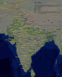 Map of Bharatvarsha